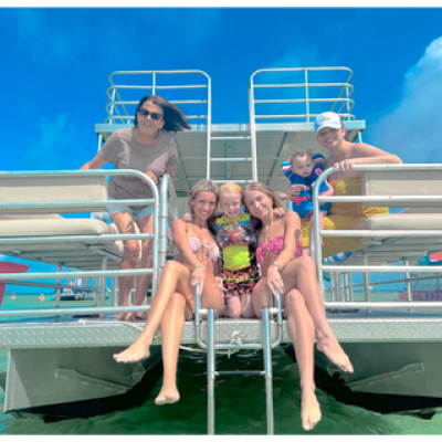 a person sitting on a bench