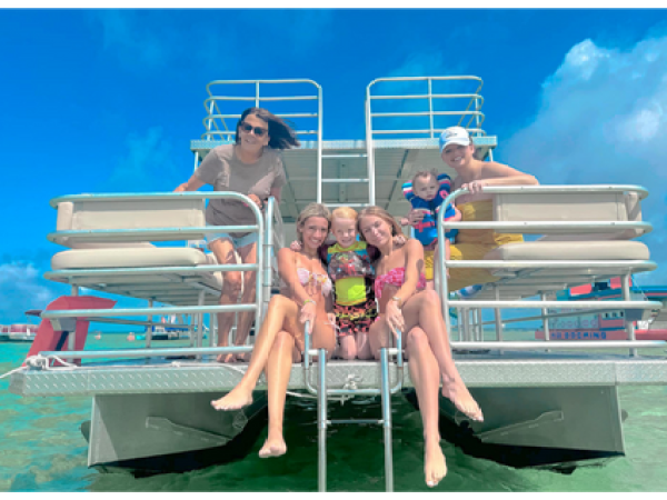 a person sitting on a bench